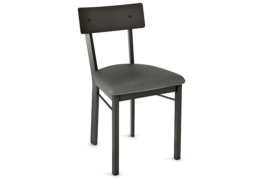 Industrial - Amisco Lauren Chair with Cushion Seat by Amisco at Esprit Decor Home Furnishings
